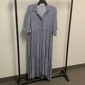 Natural Life high low maxi tiered dress with Pockets!